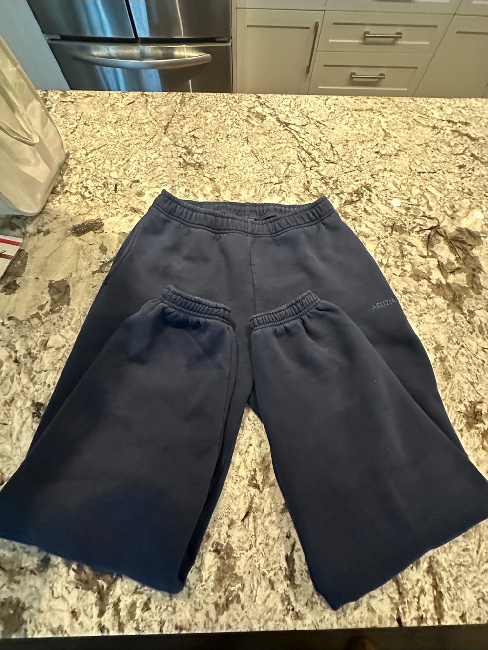 Navy Cuffed Aritzia Sweats